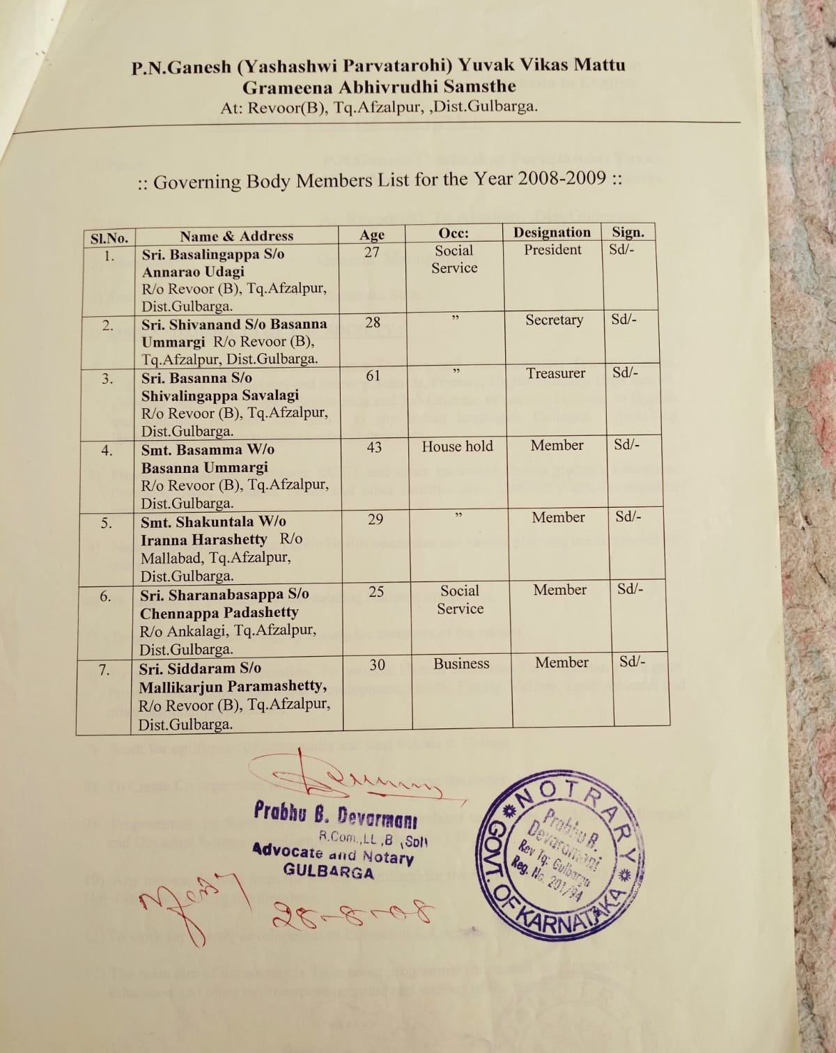 Certificate 26